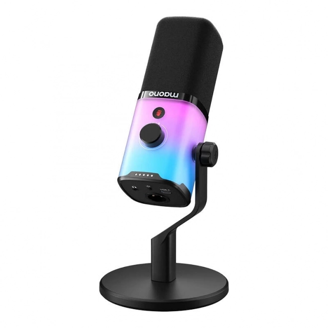Mikrofon Maono PD100X RGB fekete