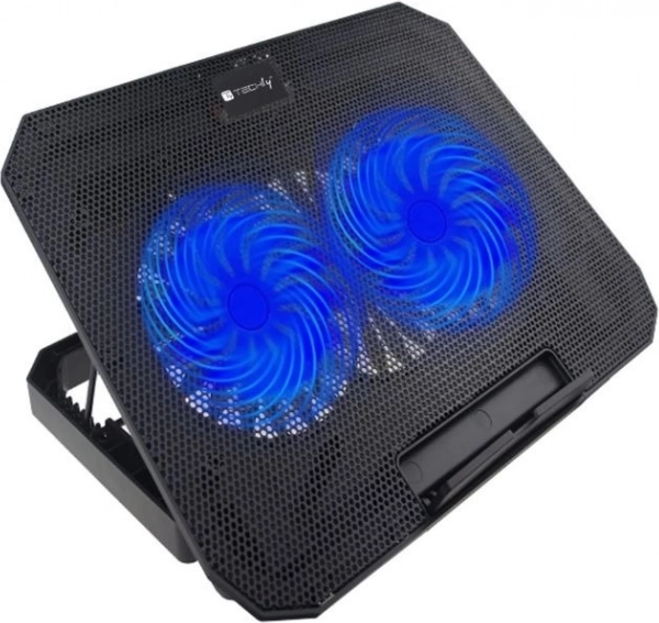 Laptop hűtőállomás világítással max 17"-os készülékekhez