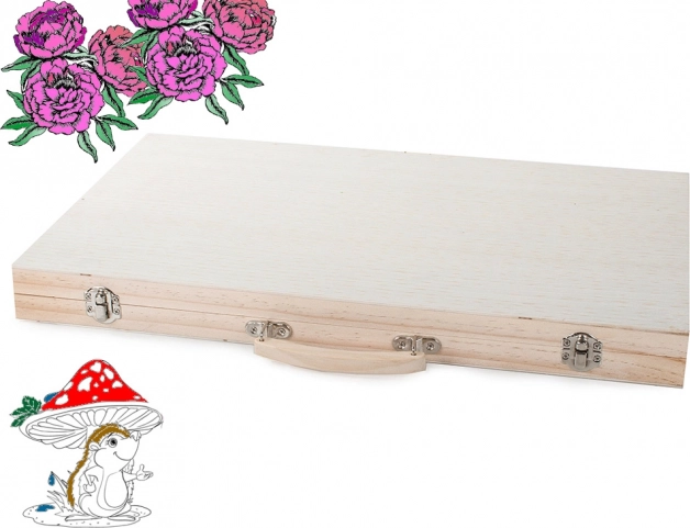 Elegáns és strapabíró fa bőrönd