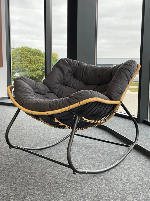 Modern skandináv szürke hintaszék Cocoon