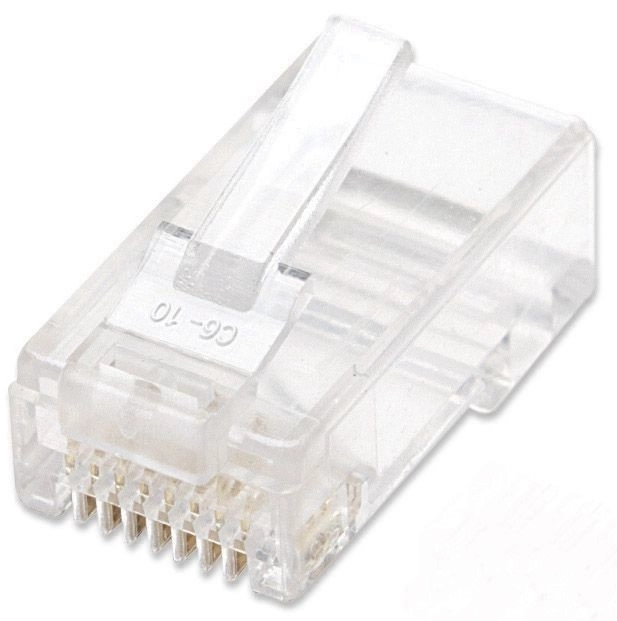 Rj45 utp csatlakozó dróthoz 8p8c kat.5e