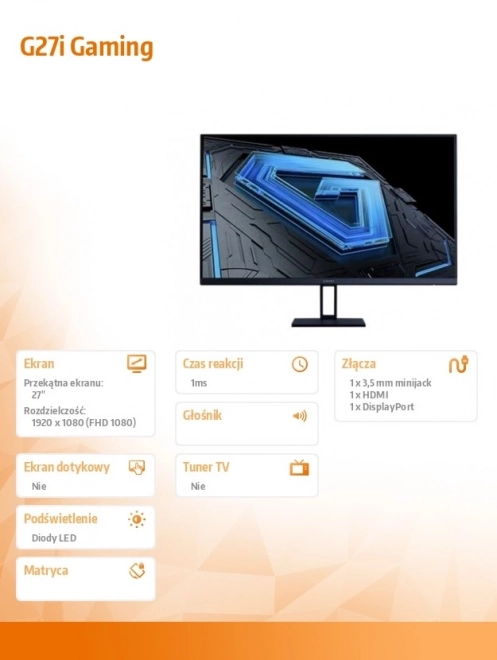 Gaming monitor G27i