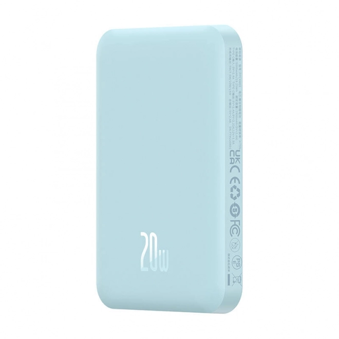 Baseus magnetikus mini powerbank 5000mah 20w kék