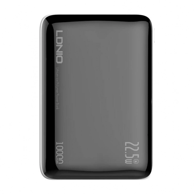 Ldnio hordozható töltő 10,000 mAh USB-C fekete