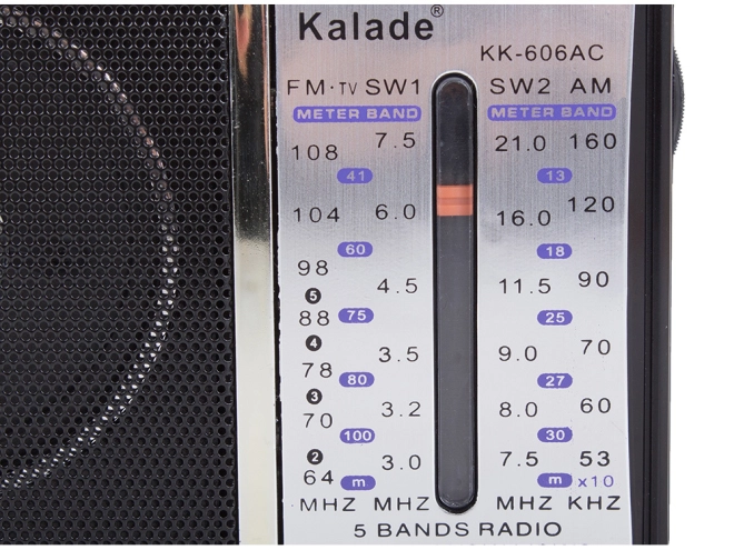 Széles lefedettség FM/AM/SW1/SW2 sávokkal