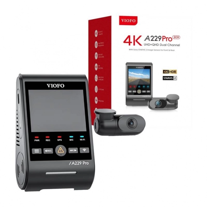 4K és 2K kamerás Viofo Videorögzítő