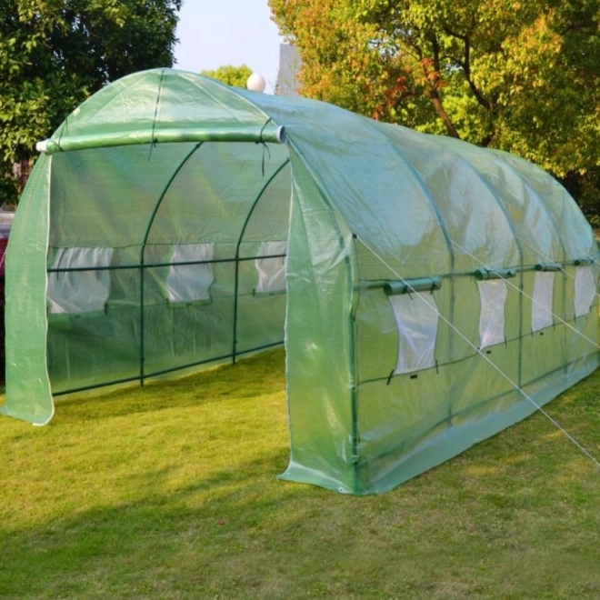 Kerti fóliasátor üvegház 4x2,5x2m 10m² zöld