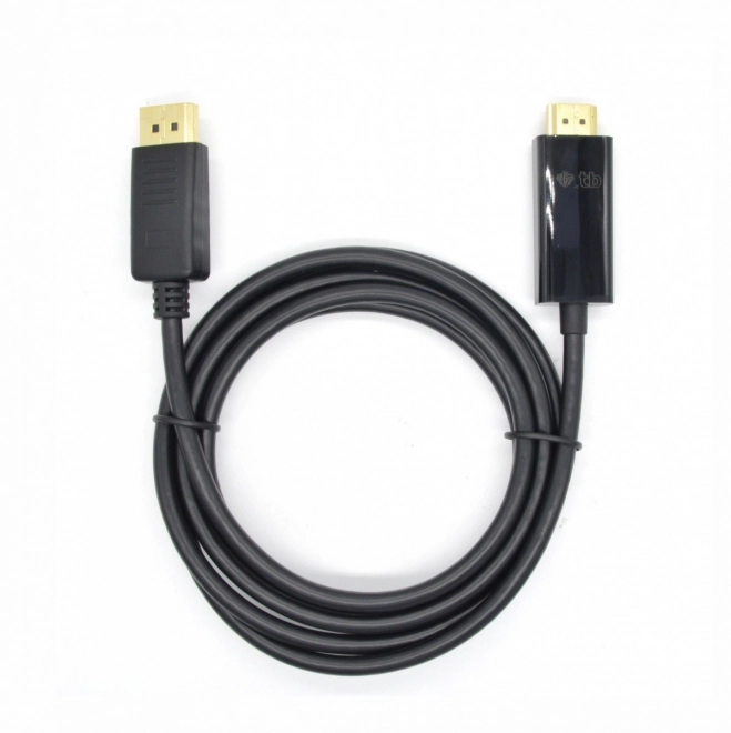 Displayport Hdmi Kábel 1.8m Fekete