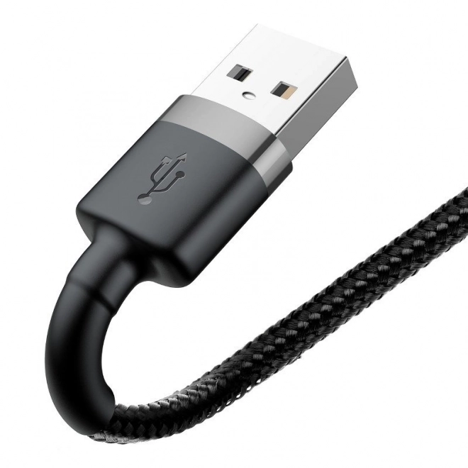 Baseus cafule usb lightning kábel 3m fekete-szürke