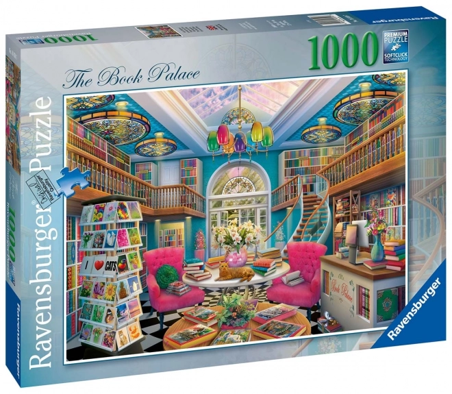 Ravensburger - könyvpalota 2D puzzle 1000 darabos