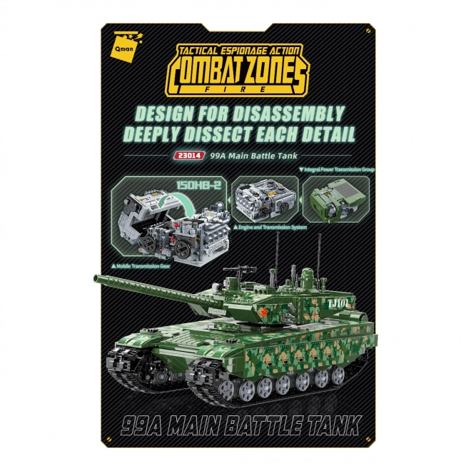 Qman harci zóna 99A tank modell