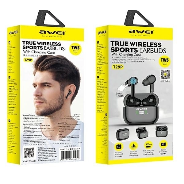 Awei T29P vezeték nélküli fülhallgatók Bluetooth 5.1-gyel
