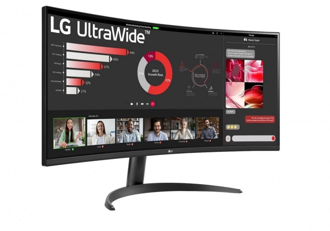 Szélesvásznú monitor 34 hüvelyk IPS