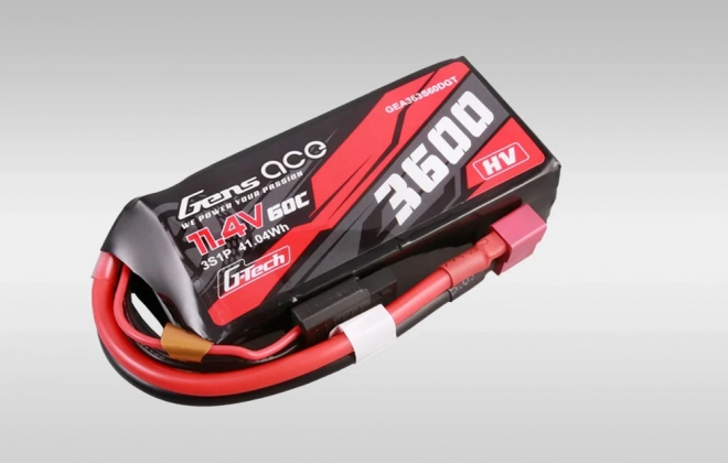 Gens ace nagyfeszültségű 3600mAh Lipo akkumulátor T-csatlakozóval