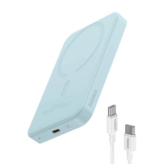 Baseus magnetikus mini powerbank 5000mah 20w kék