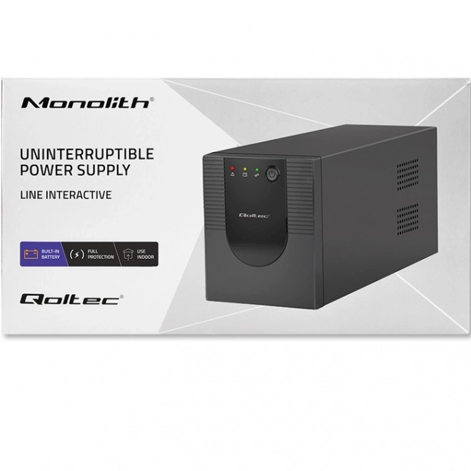 Qoltec szünetmentes tápegység UPS 1200VA 720W