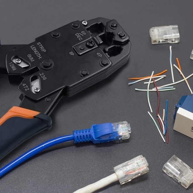 Rj45 áthúzó csatlakozó CAT6 FTP aranyozott csatlakozók