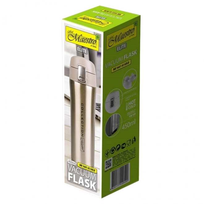 Maestro termoszbögre 450 ml arany