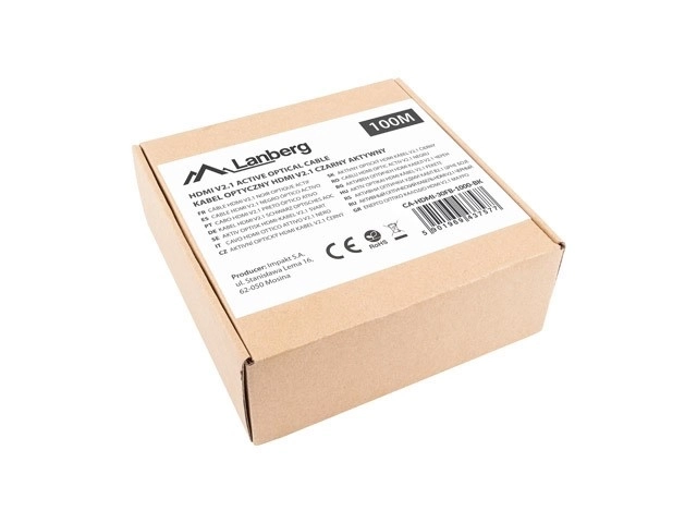 8K optikai HDMI kábel M/M v2.1 fekete