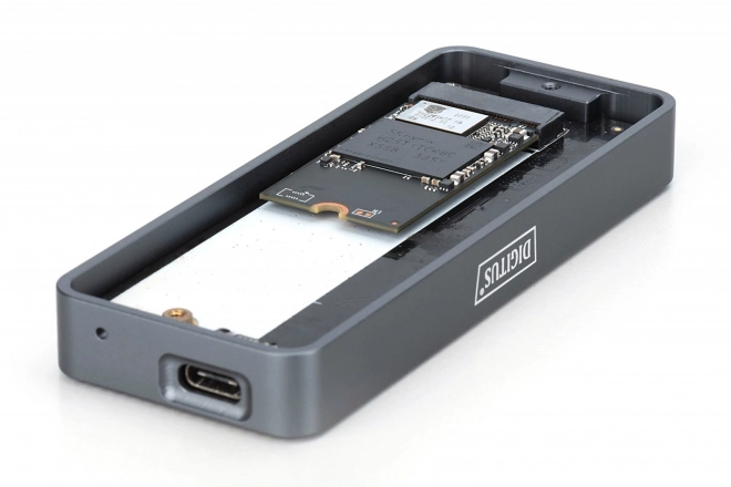 Alumínium toolless USB 3.2 Type-C SSD M.2 NVMe ház