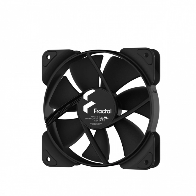 Fractal Design Aspect 12 PWM fekete ventilátor