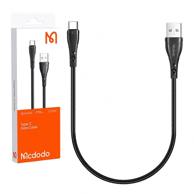 Kábel USB - USB-C Mcdodo 0,2 m fekete