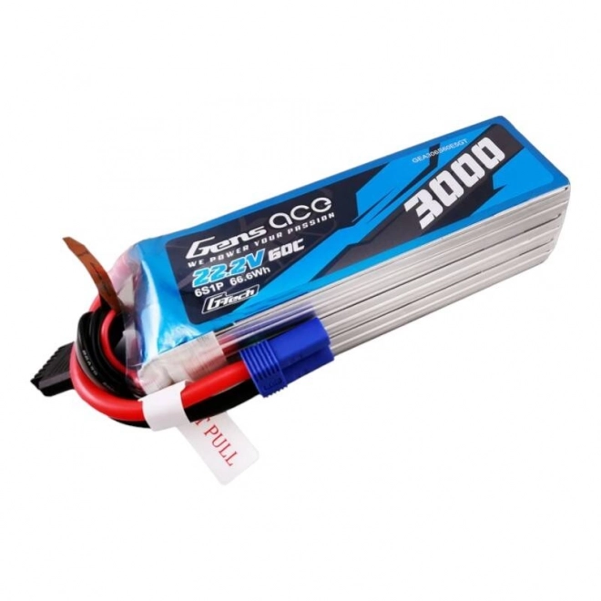 Profeszionális RC akkumulátor 3000mAh 22,2V 60C