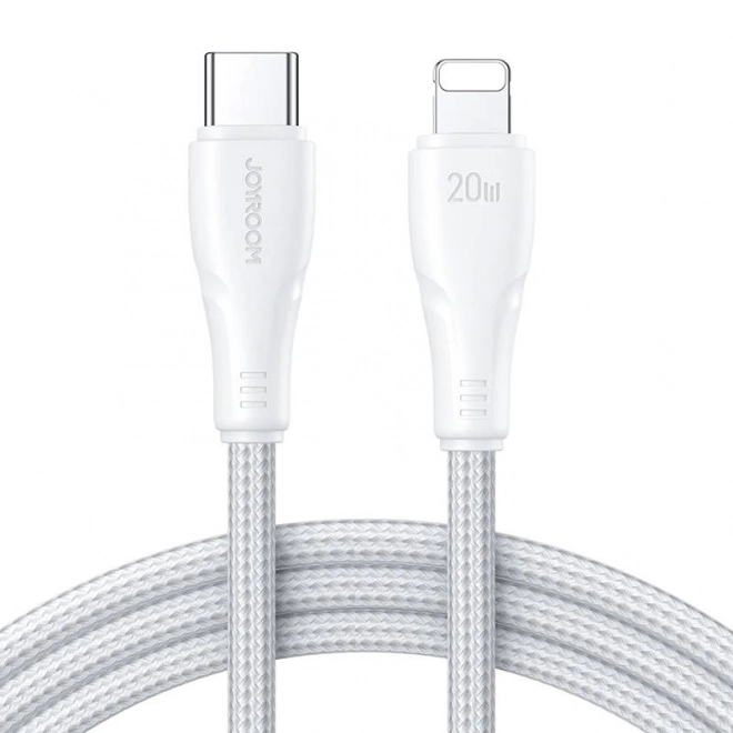 Joyroom gyors töltőkábel USB-C Lightning 3m fehér