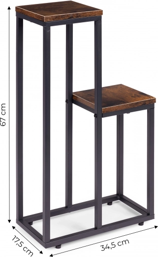 Stabil, porszórt acél váz