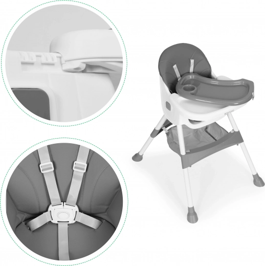 Kétrétegű tálca 3 fokozatú beállítással