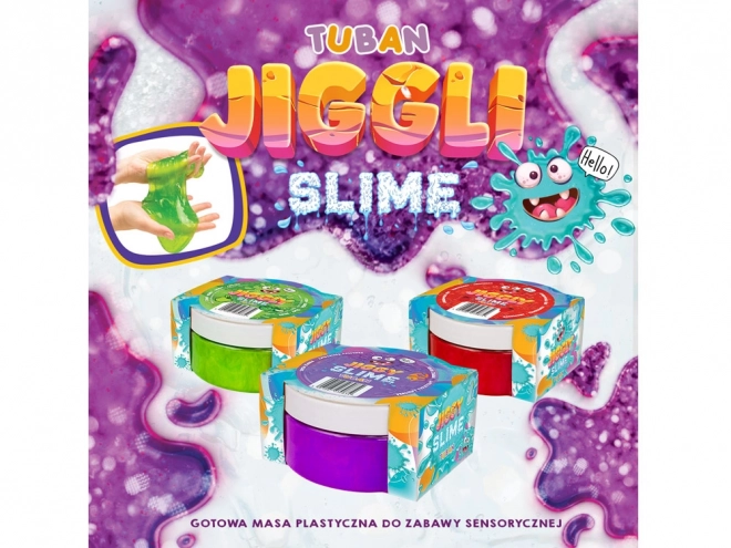 Jiggly Slime - lila gyöngyház 200g