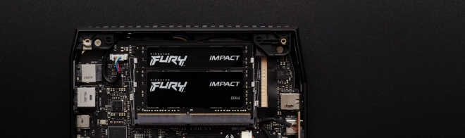 Kingston fury impact ddr4 sodimm memória 8gb 3200mhz