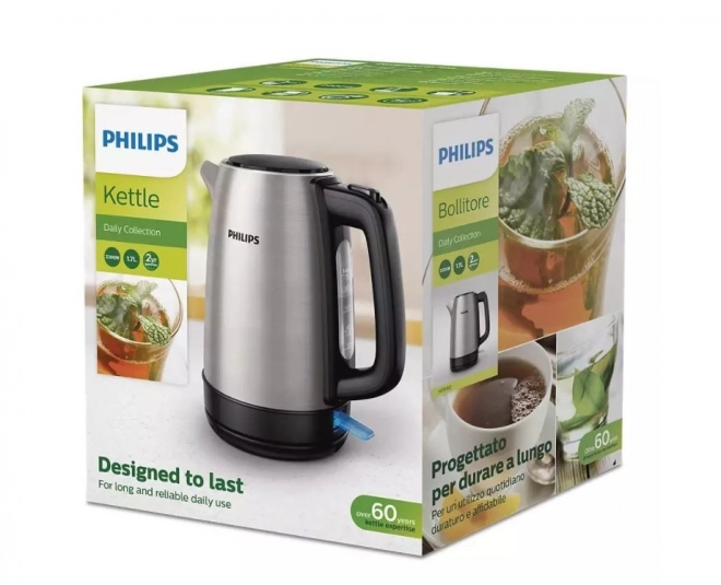 Philips inox vízforraló 1,7 literes 2200W