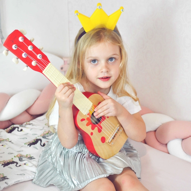 Fa gitár 52cm pengetővel