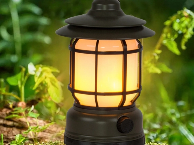 Kemping lámpa újratölthető USB LED