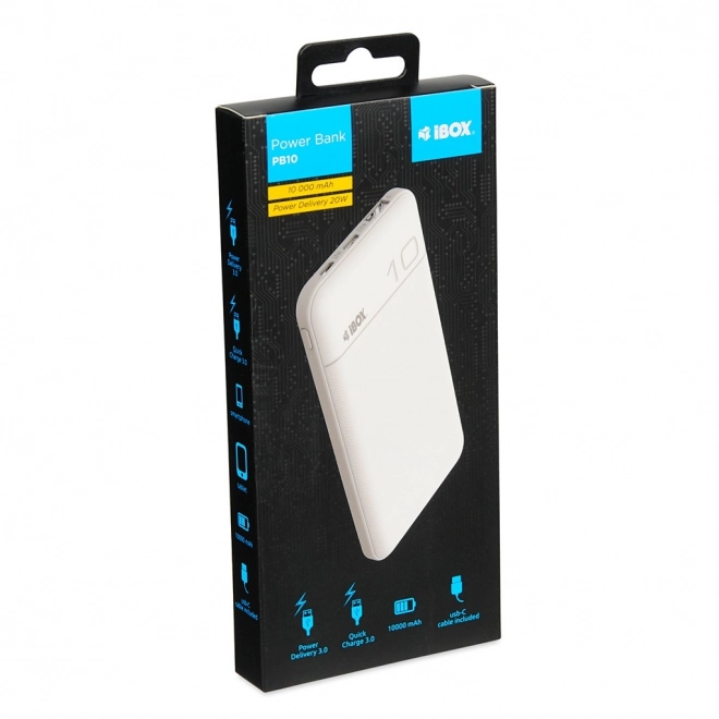 Hordozható akkumulátor 10 000 mAh Power Delivery