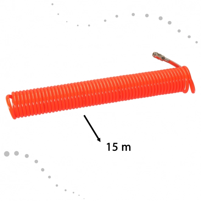 Pneumatikus spiráltömlő kompresszorhoz, 12 mm, 15 m