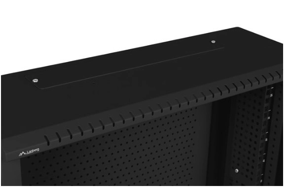 Niskoprofilú Lanberg WAF1 fali rack szekrény 19”
