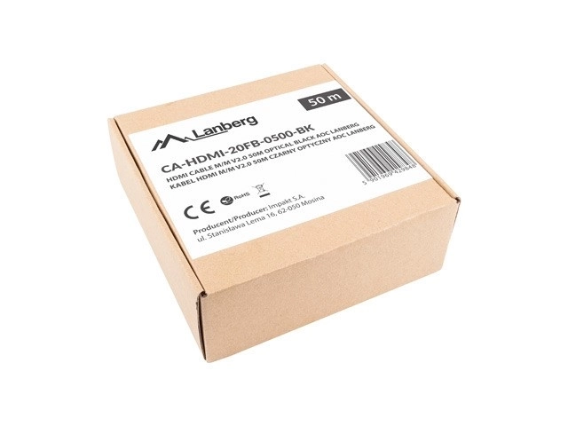 Lanberg HDMI kábel 4K optikai 50m