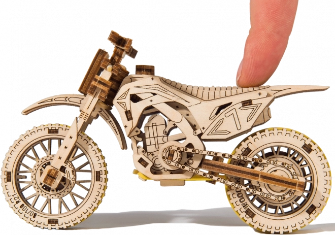 Wooden City 3D puzzle Motocross motor