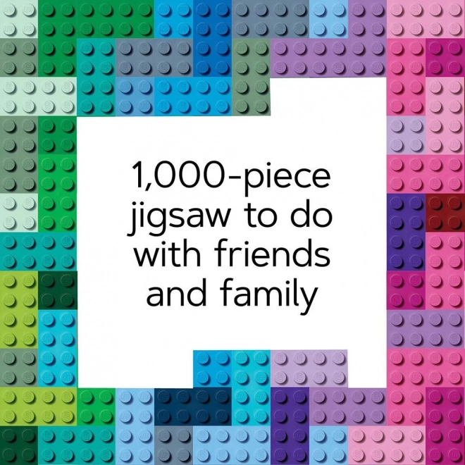 Lego szivárványos kockák 1000 darabos puzzle