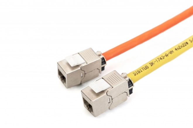 Digitus eszközmentes RJ45 Keystone modul CAT 6A, árnyékolt