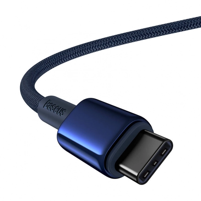 Usb-c kábel baseus tungsten gold 100w 2m kék