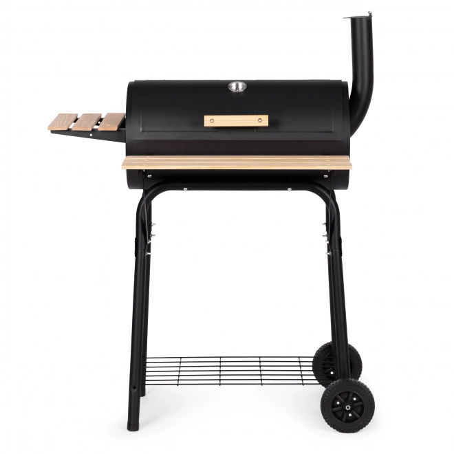 Nagy kerti grill hőmérővel és kéménnyel