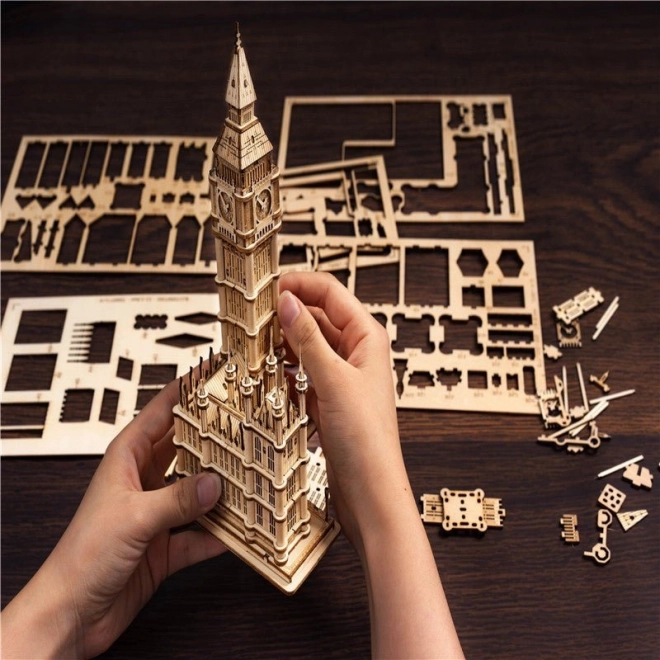 Világító fa 3D puzzle Big Ben torony