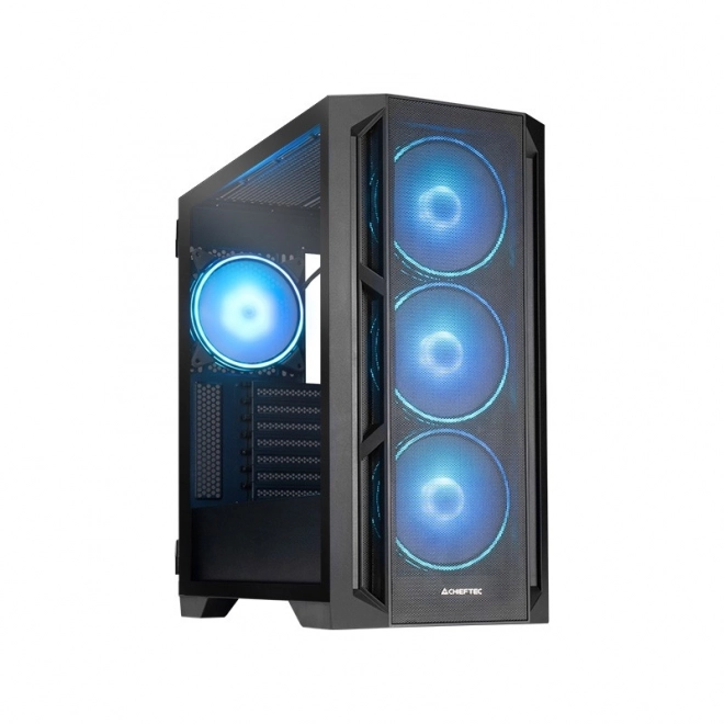 Apex lumo játékszámítógép ház 4 ARGB ventilátorral
