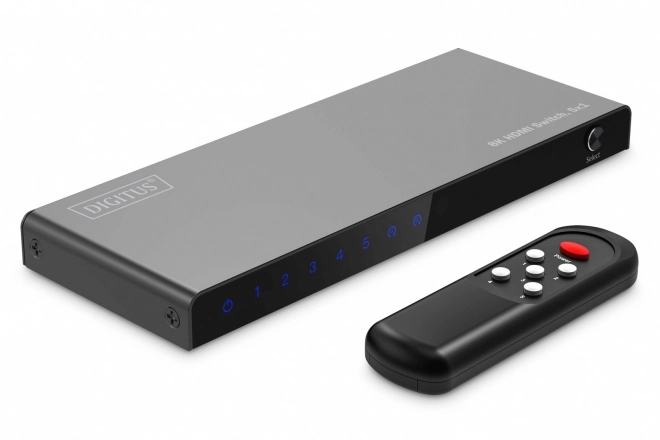 Digitus 8K HDMI átkapcsoló 5x1 távirányítóval