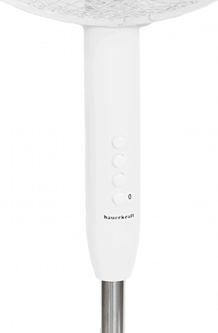 Álló ventilátor 45W - 3 üzemmód, 5 lapát, fehér