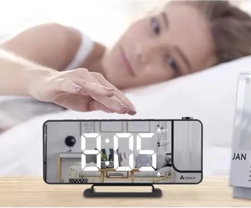 Tükrözött LED kijelző nagy számjegyekkel