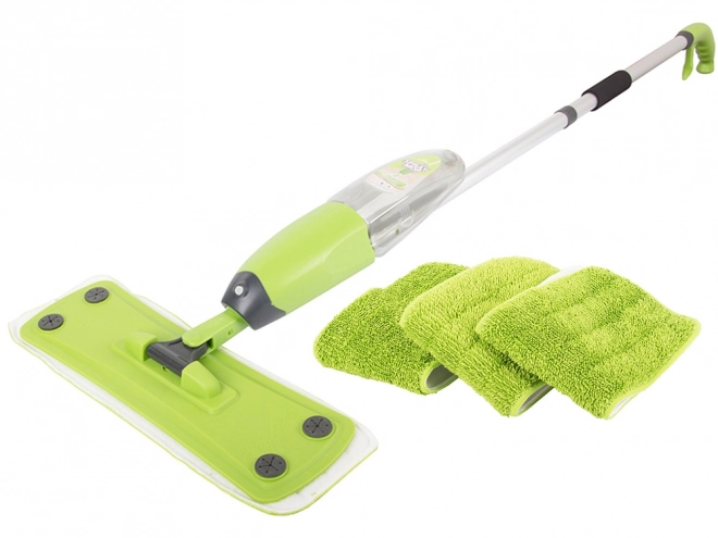 Forgatható szórófejes padlótisztító mop 3 cserélhető betéttel